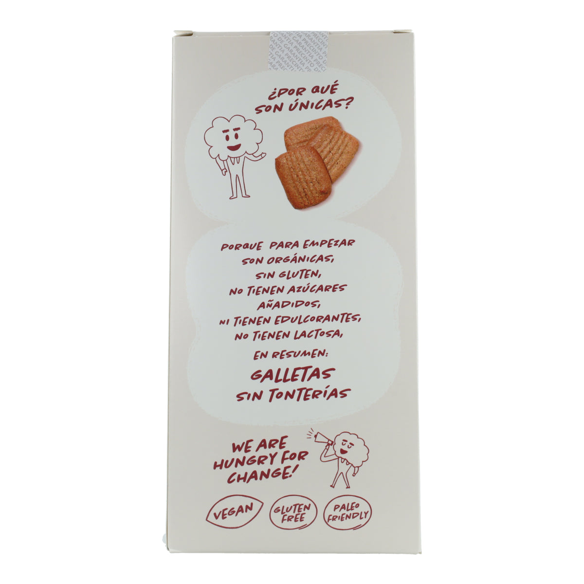 Bolachas Natruly Organic com sabor a canela 125g