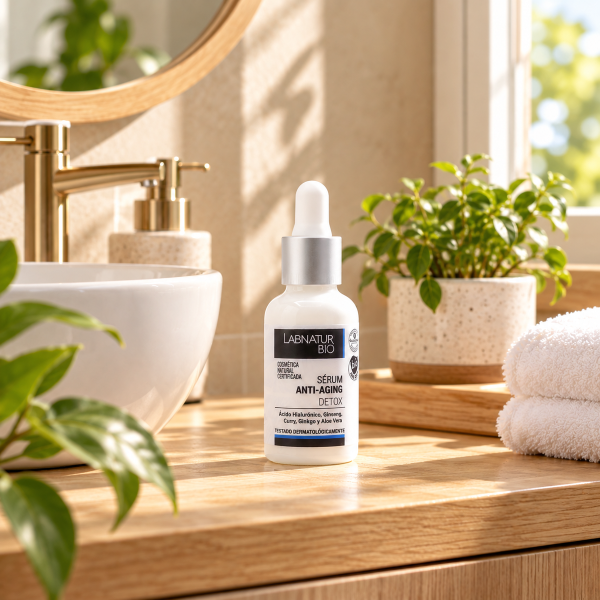 Sérum Facial Detox Labnatur Bio 30 ml | Revitaliza, Hidrata y Protege | Luminosidad y Efecto Antifatiga | Vegano_4