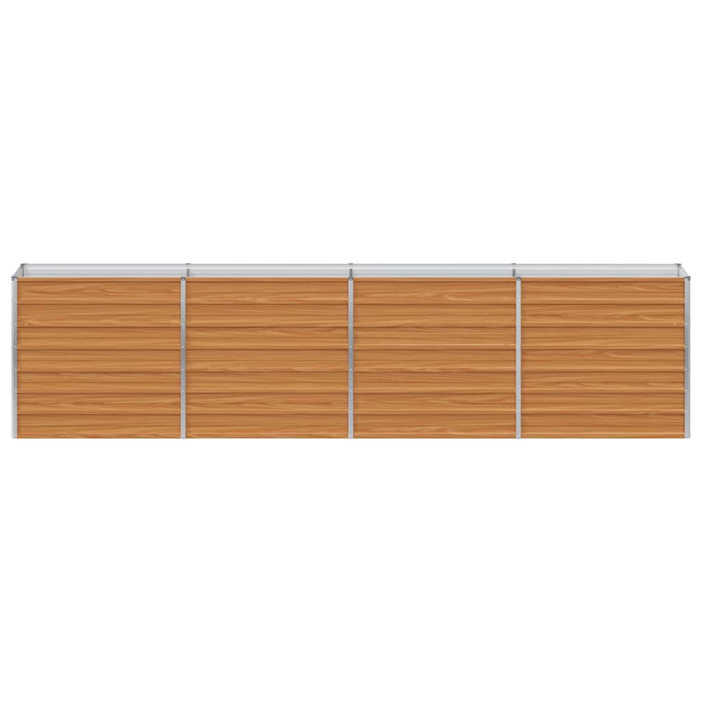 Arriate Elevado Marrón Claro 320 X 40 X 77 Cm Acero Galvanizado_4