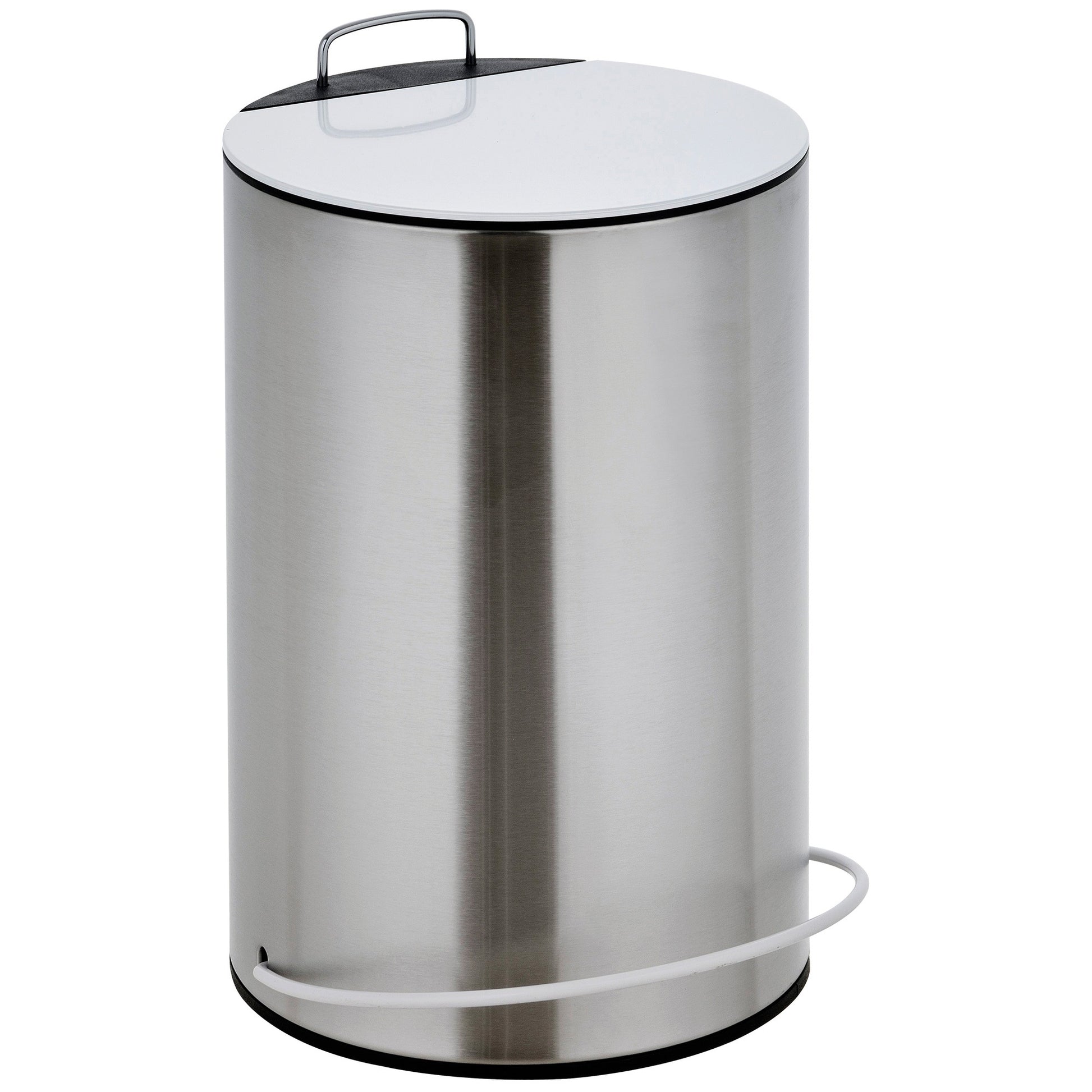 Cubo De Basura Con Pedal Unna 5l Blanco 20,5x_0