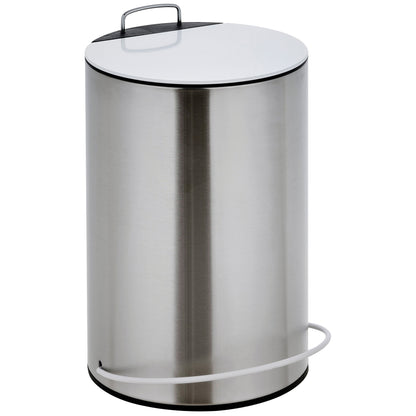 Cubo De Basura Con Pedal Unna 5l Blanco 20,5x_0
