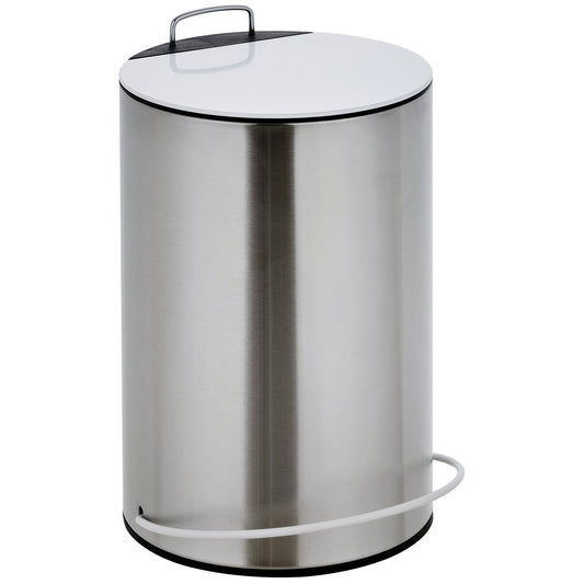 Cubo De Basura Con Pedal Unna 5l Blanco 20,5x_0