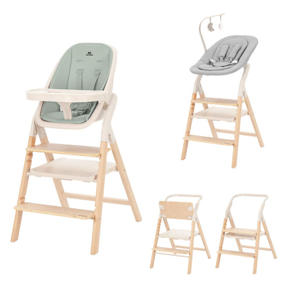 Carrello Trona Evolutiva Para Bebé Ergo 4en1 Elora Green_5