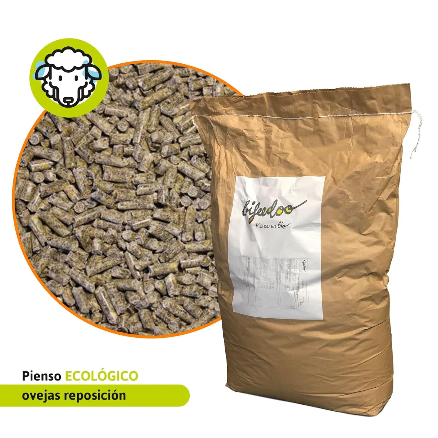 Pienso ECOLÓGICO para Ovejas Reposición 20kg – Alimentación Natural y Equilibrada_1