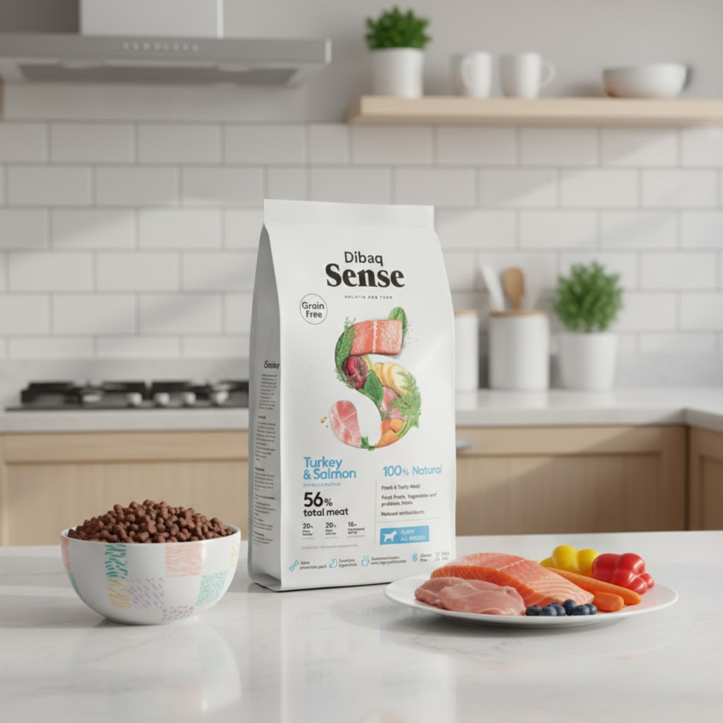 Dibaq Sense Grain Free Salmón Y Pavo (cachorro)_3