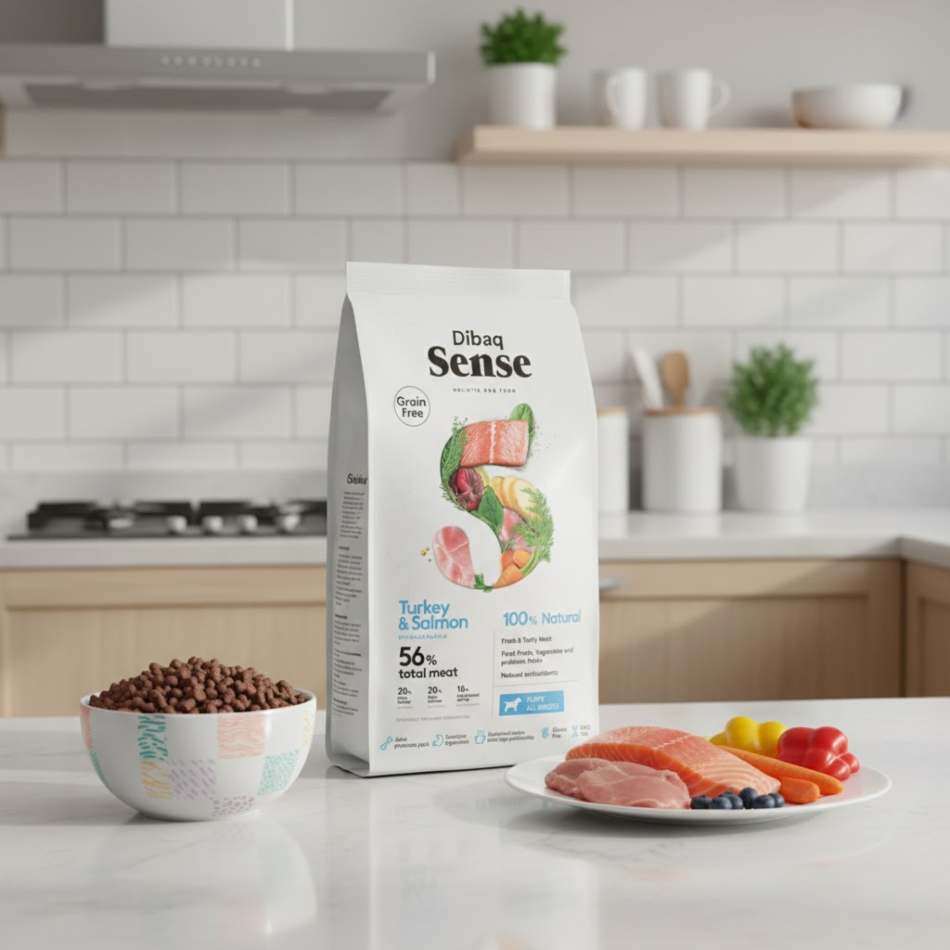 Dibaq Sense Grain Free Salmón Y Pavo (cachorro)_3