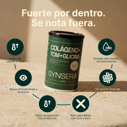 Colágeno + Tcm + Glicina Sabor Mocca 350 G Synsera Labs_2