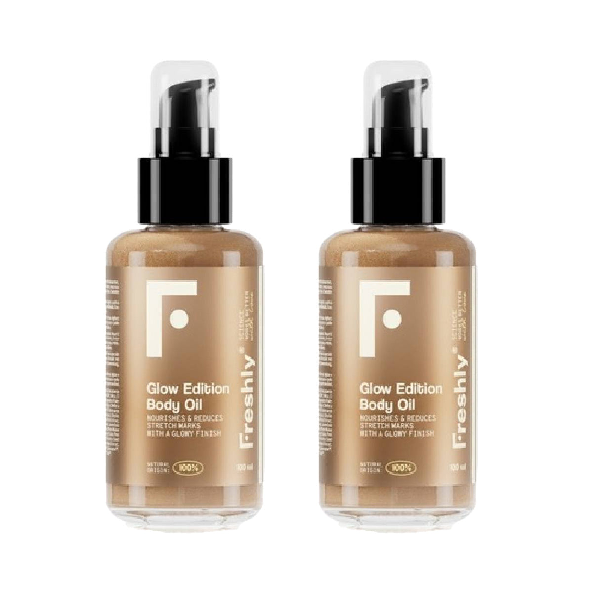 Pack de 2 Óleos Corporais Glow Edition Freshly 100ml