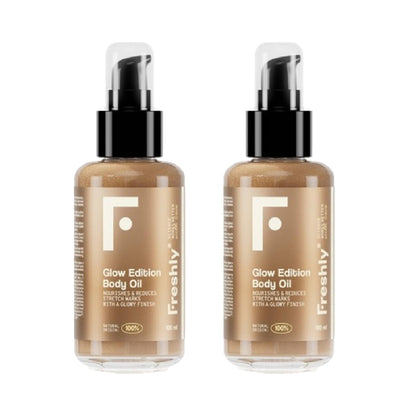 Pack de 2 Óleos Corporais Glow Edition Freshly 100ml