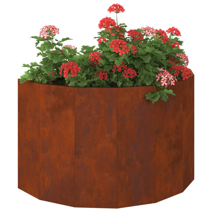 Jardinera Oxidado 90 X 45 X 50 Cm Acero Autopatinable_2