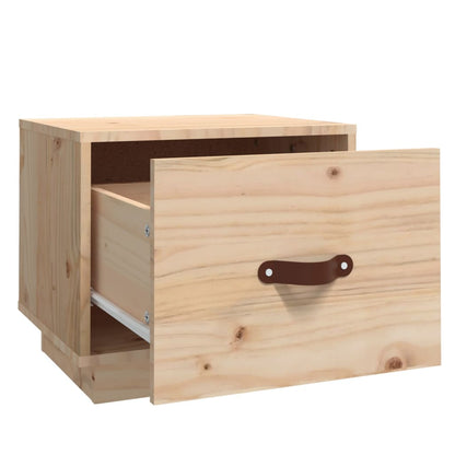 Mesitas De Noche 2 Uds Madera Maciza De Pino 40x34x35 Cm_4
