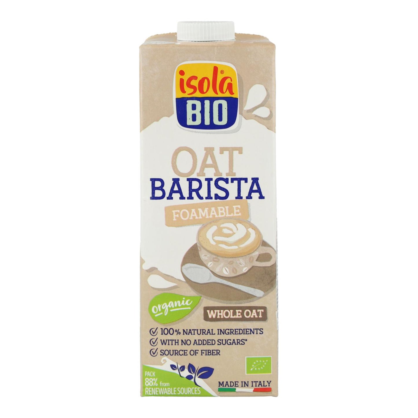 Pack de 6 Bebidas de Aveia Bio Isola Barista BIO, 1L