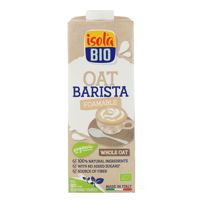 Pack de 6 Bebidas de Aveia Bio Isola Barista BIO, 1L