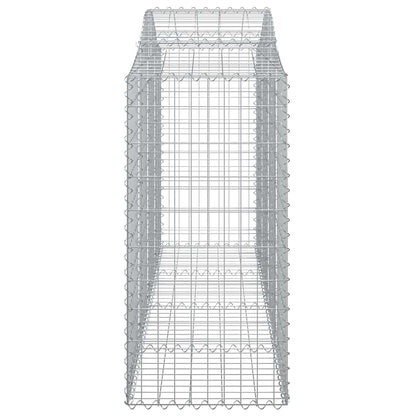 Cestas De Gaviones 5 Uds Forma De Arco Hierro 200x50x120/140 Cm_4