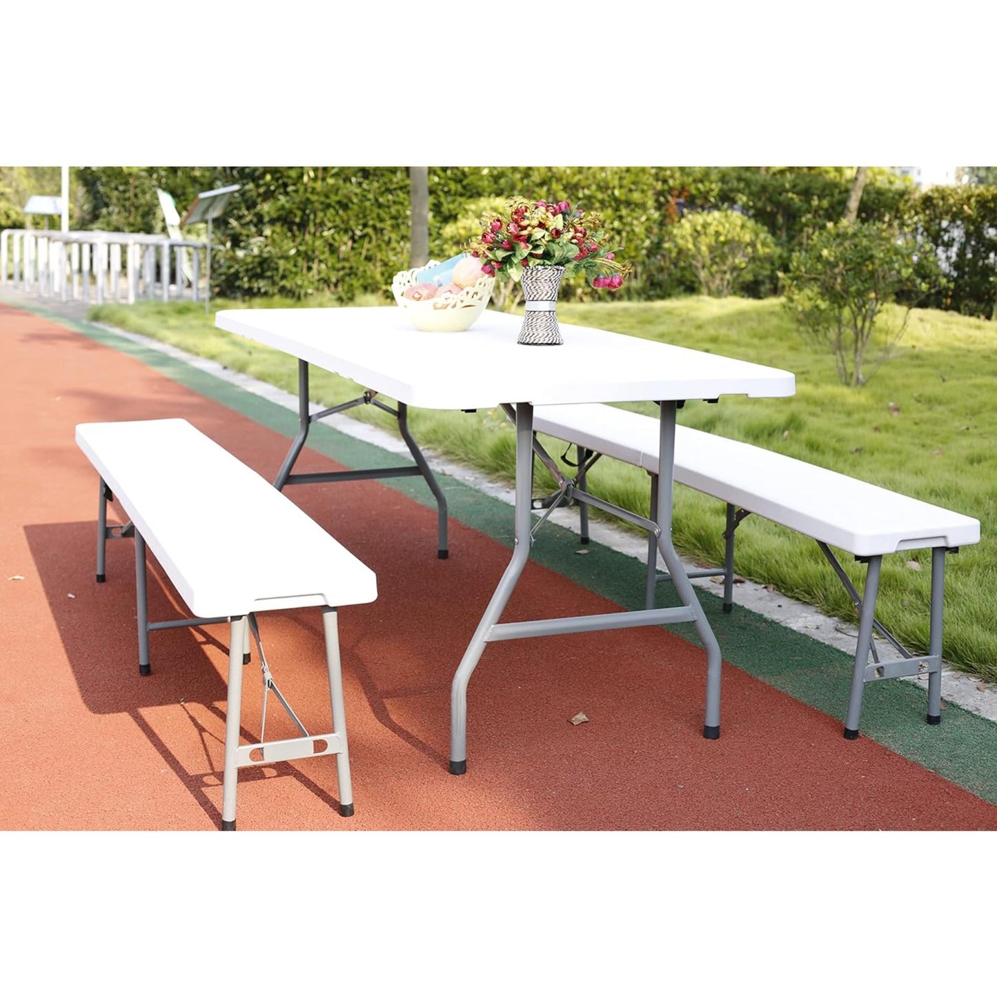 Well Home Mesa Plegable En Polietileno De 200x90x74cm_2