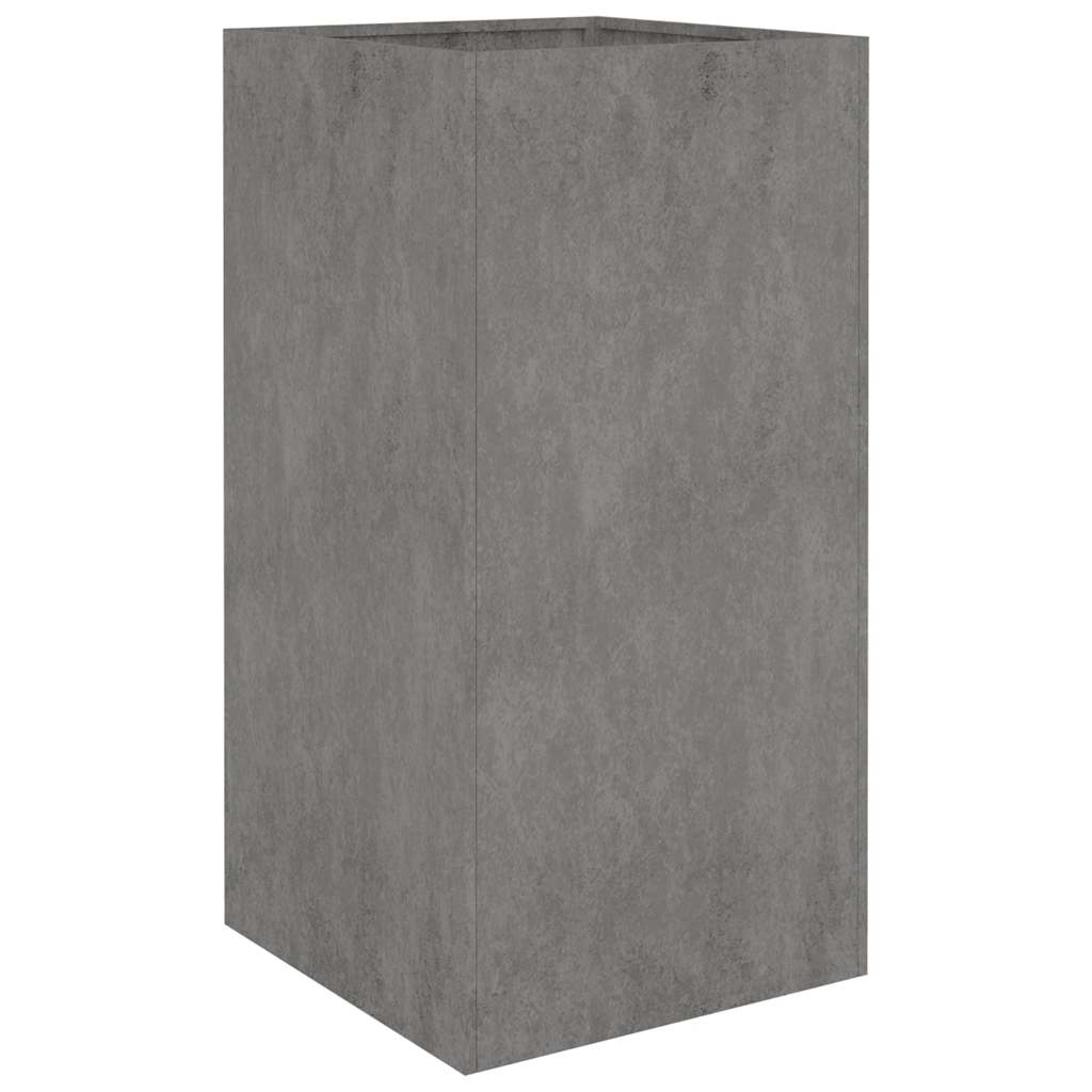 Jardinera De Acero Corten 40x40x80 Cm_2