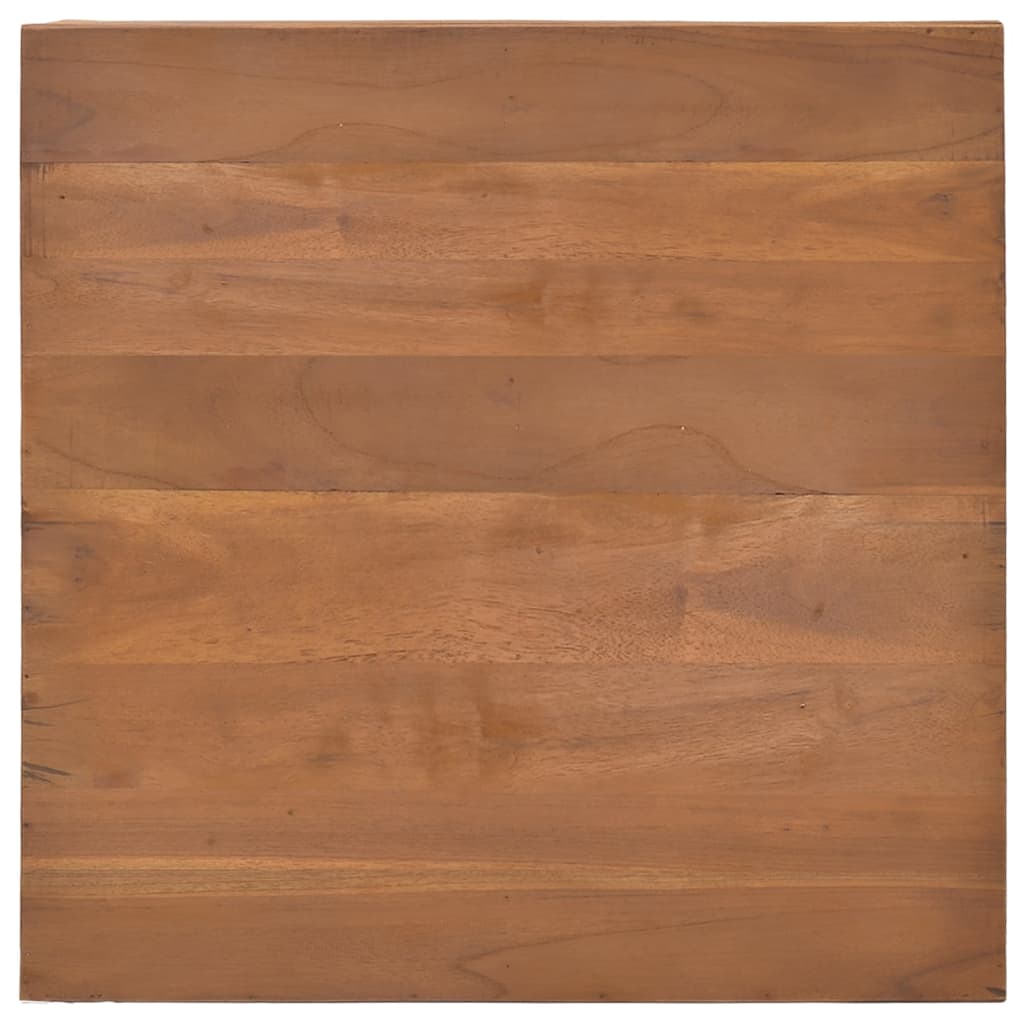 Mesa De Centro Madera Maciza De Teca 65x65x33 Cm_3