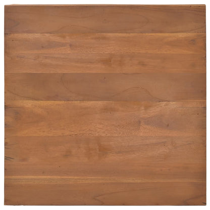 Mesa De Centro Madera Maciza De Teca 65x65x33 Cm_3