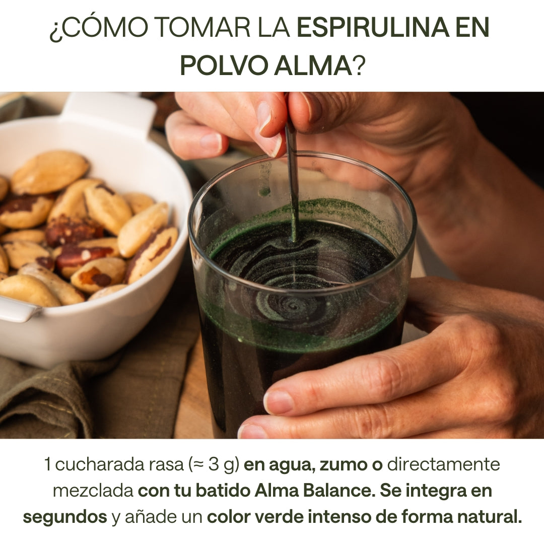 Alma® Espirulina En Polvo 116 G | 100% Pura (ingrediente Único) | Vegana, Sin Gluten Y Sin Azúcares Añadidos_2