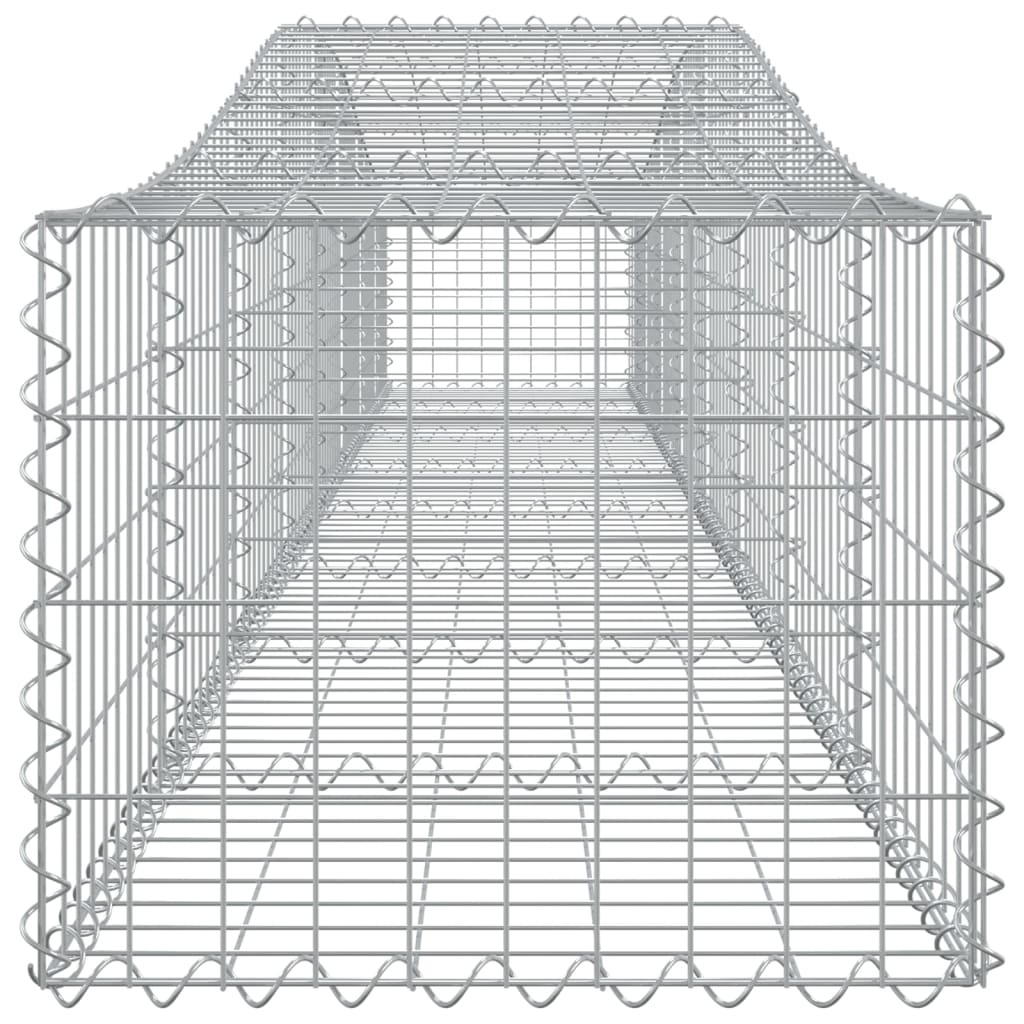 Cestas De Gaviones 5 Uds Forma De Arco Hierro 400x50x40/60 Cm_4