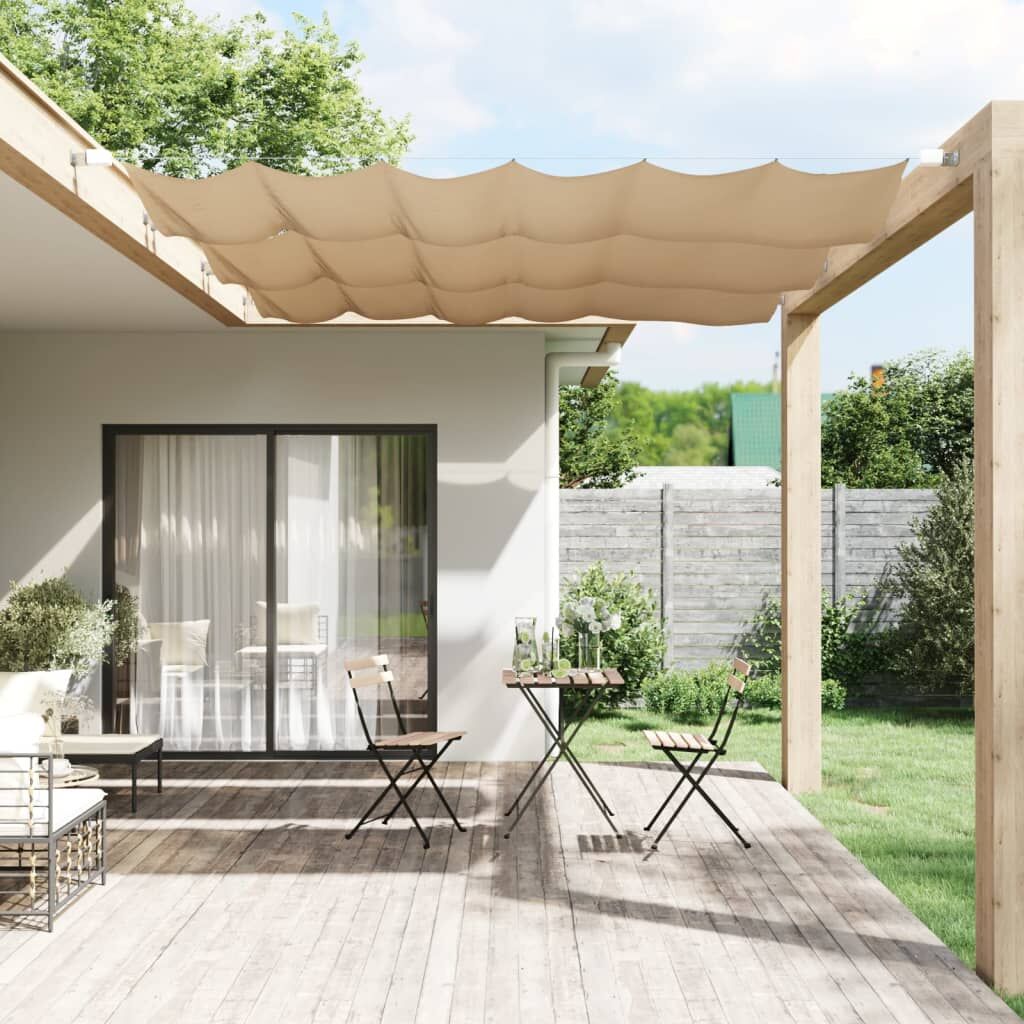 Vidaxl Toldo Vertical Tela Oxford Gris Taupé 100x270 Cm_1
