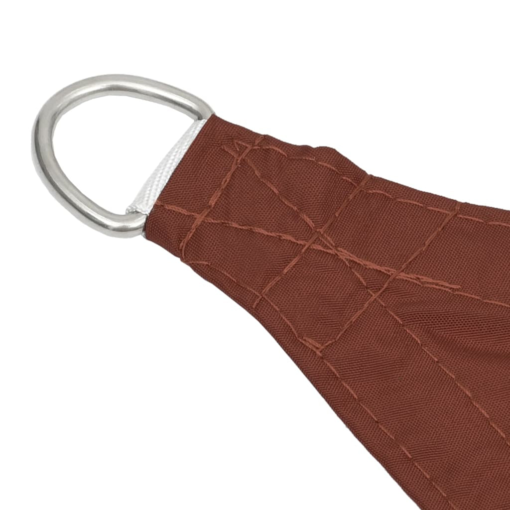 Vidaxl Toldo De Vela Trapezoidal De Tela Oxford Terracota 3/5x4 M_3