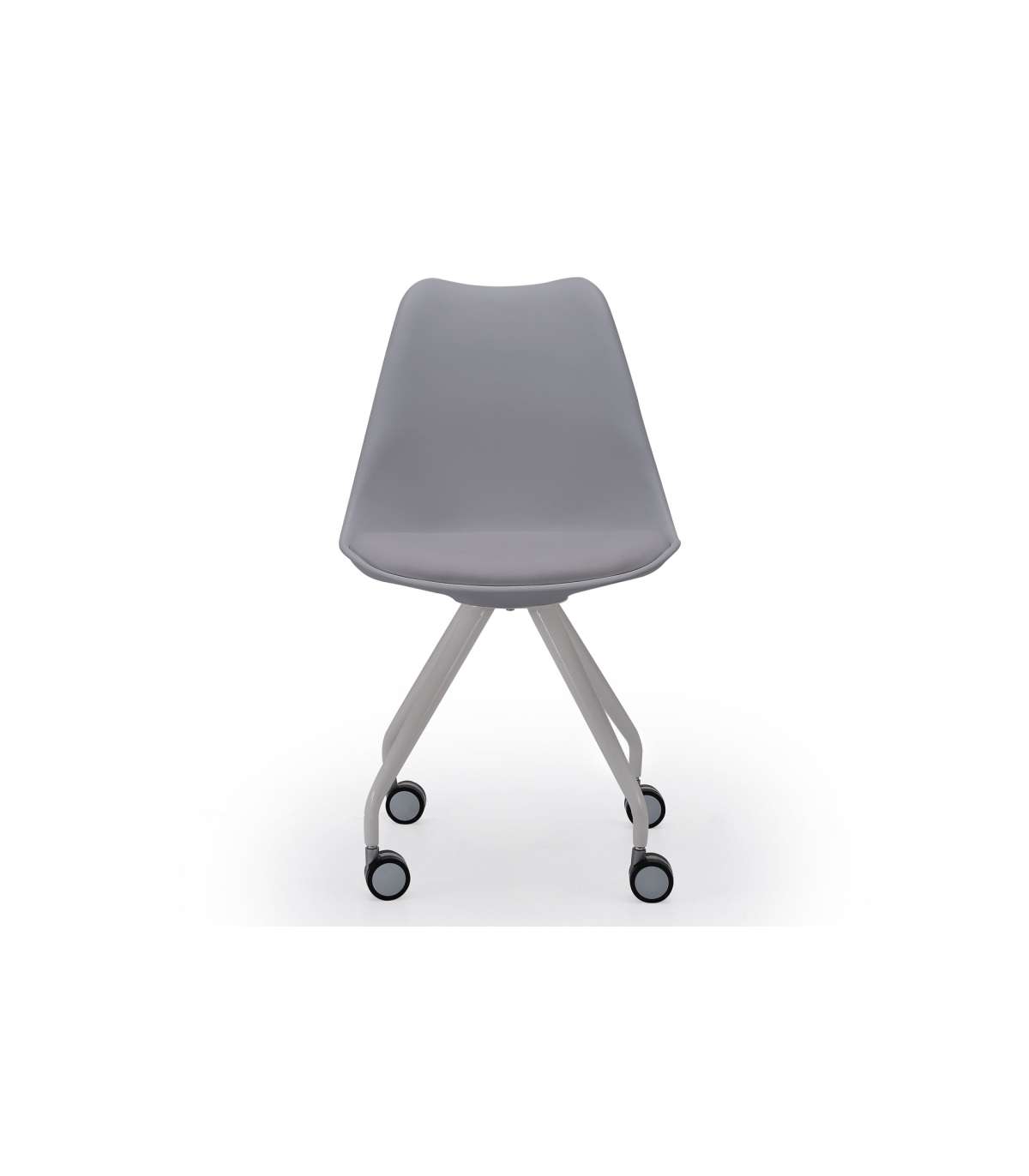 Pack De 2 Sillas De Oficina Elevable Rania Acabado Gris, 48.5cm(ancho ) 82cm(altura) 52cm(_4