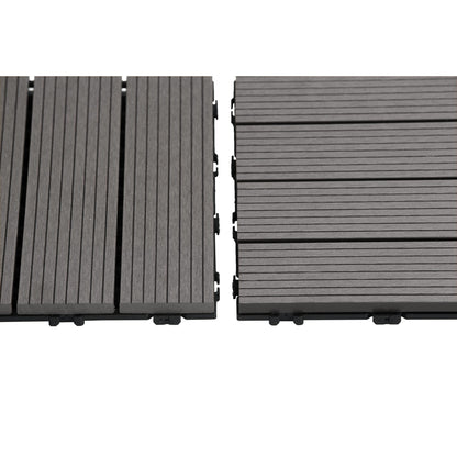 Embalagem de 11 peças compostas Durafloor 30x30 Dioco Grey, 1m2