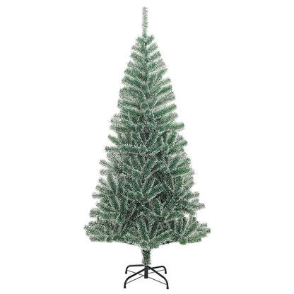 Vidaxl Árbol De Navidad Artificial Con 300 Led Bolas Y Nieve 210 Cm_4