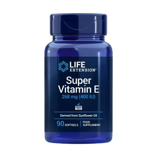 Super Vitamina E 268 mg 400 UI, Life Extension 90 pérolas