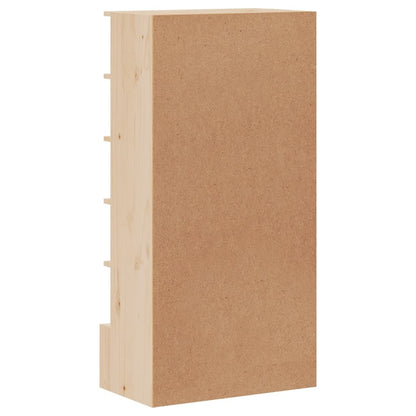 Mueble Zapatero De Madera Maciza De Pino 52x30x104 Cm / Vetonek_4