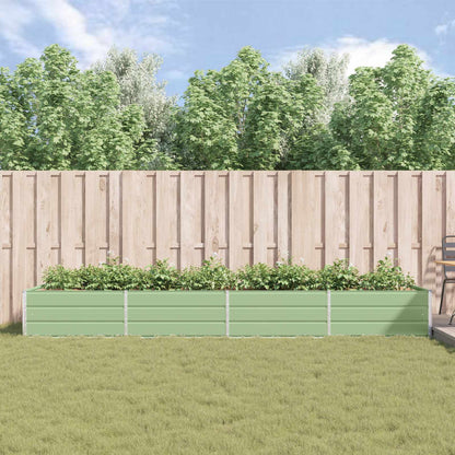 Jardinera Verde Pastel 385 X 100 X 45 Cm Acero Galvanizado_3