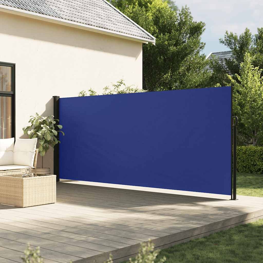 Vidaxl Toldo Lateral Retráctil Azul 160x500 Cm_1