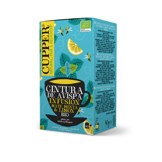 Infusão de cintura de vespa Bio Cupper 20 saquetas 