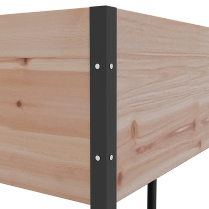 Outsunny Mesa De Cultivo Con Ruedas 99x42x81 Cm Con Tela No Tejida Natural_3