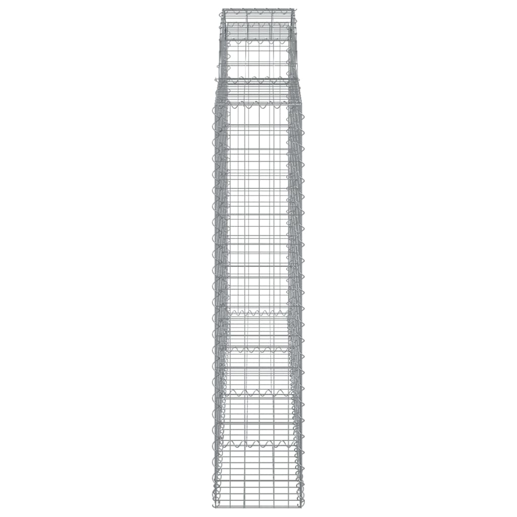 Cestas Gaviones 5 Uds Forma De Arco Hierro 200x30x140/160 Cm_4