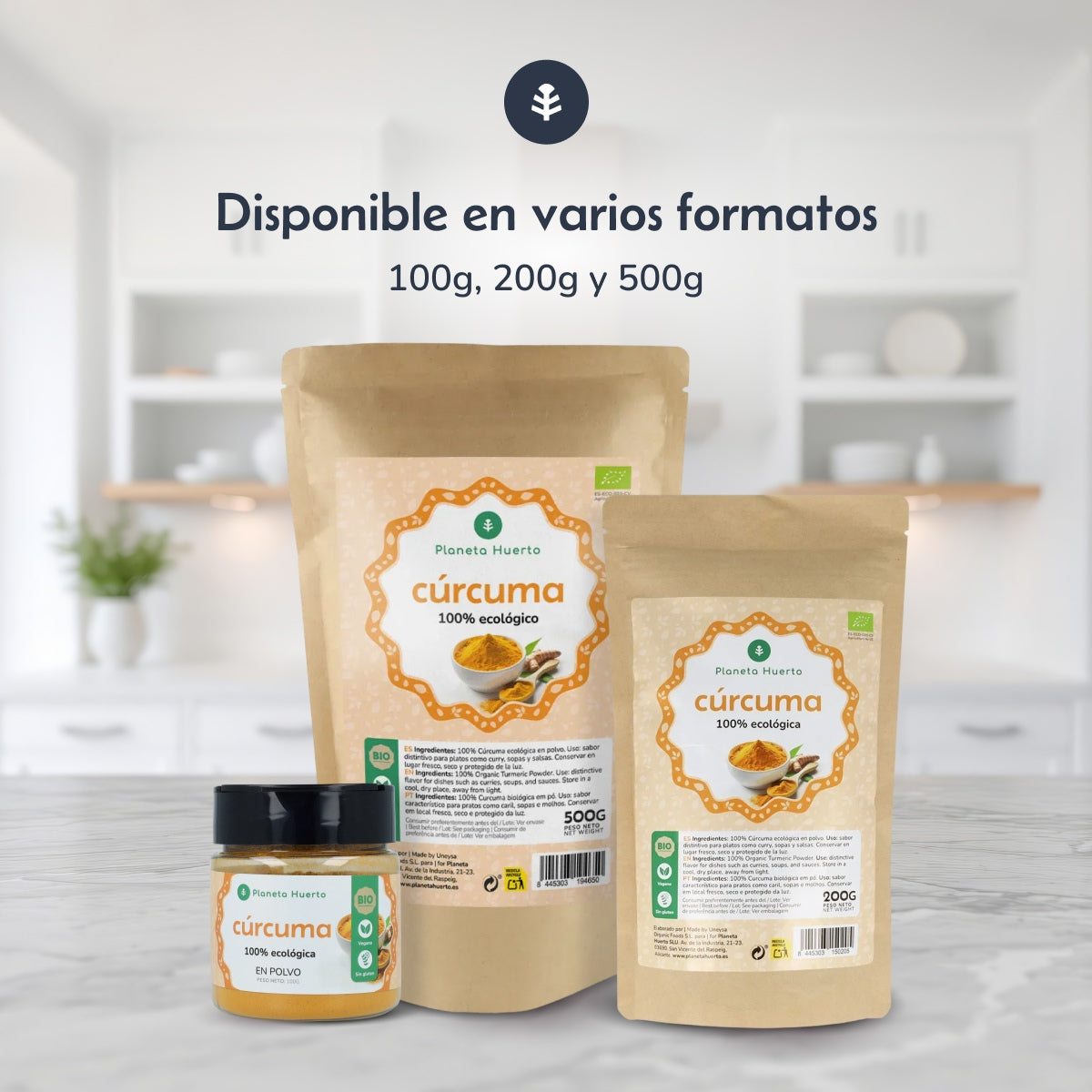 Cúrcuma em pó ECO Planeta Huerto 200g