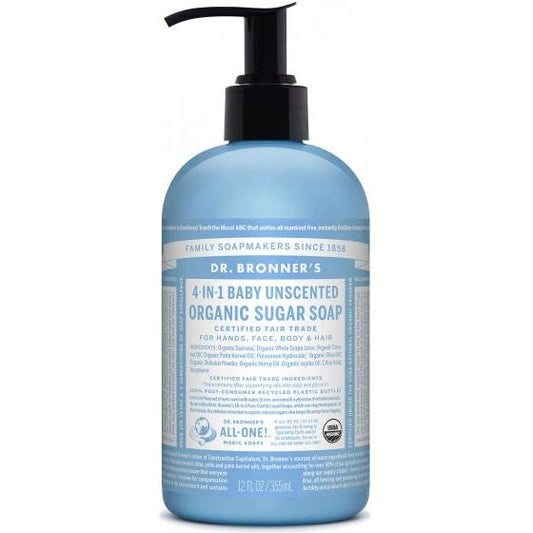 Dr. Bronners Sabonete Neutro para Bebé com Açúcar 710 ml
