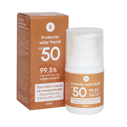 Creme Protetor Solar Facial 100% Mineral Planeta Huerto FPS 50 50 ml