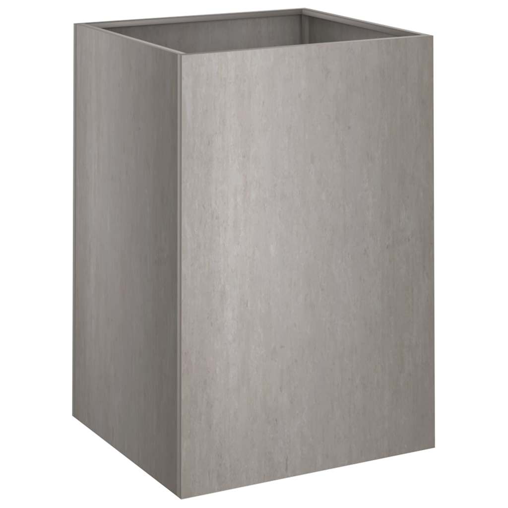 Jardinera De Acero Corten 42x38x75 Cm_3