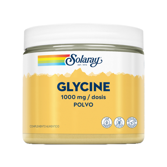 Glycina en polvo  Solaray 400 gr