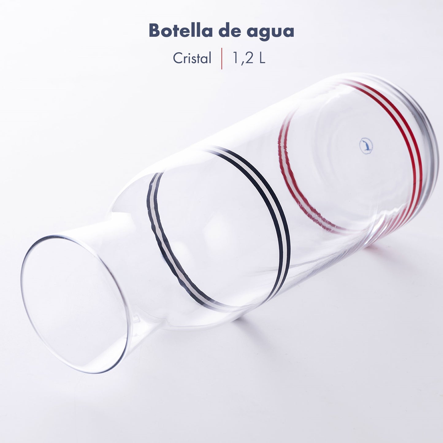 Botella De Agua De Cristal 1,2l El Ganso_1