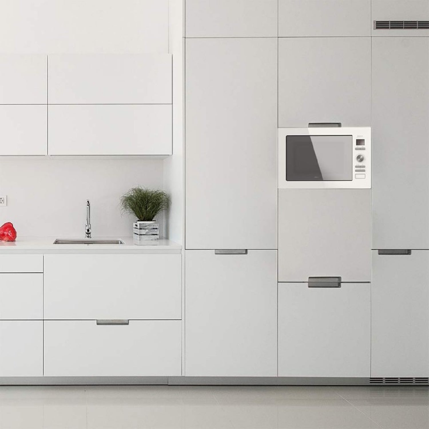 Microondas Encastrable Digital Grandheat 2590 Built-in White. Potencia 900 W, Integrable, 25 Litros, Grill 1000 W, 8 Funciones Preconfiguradas, Temp_3