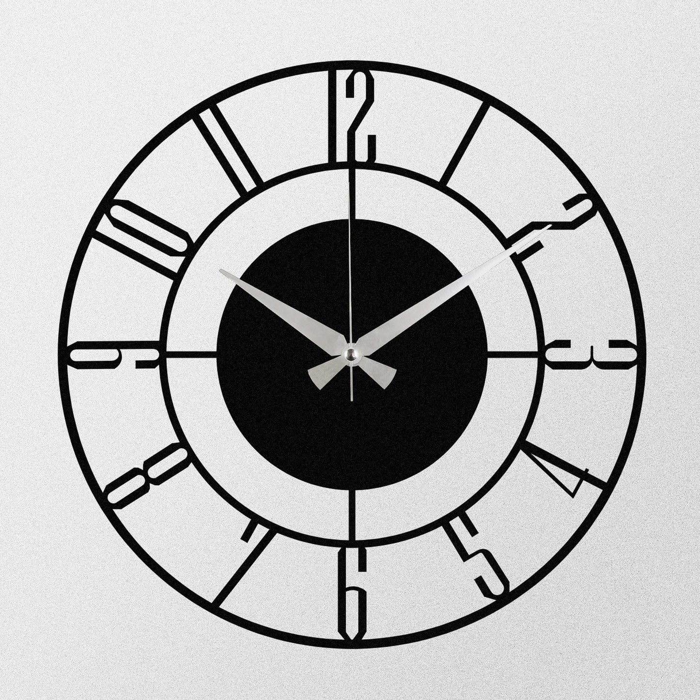 Reloj De Pared Metal Decorativo Básico_0