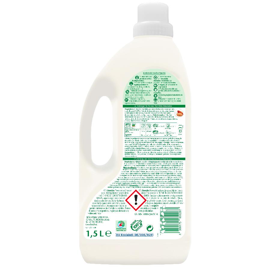 Embalagem de 10 Detergentes Líquidos Frosch Almond 1,5L
