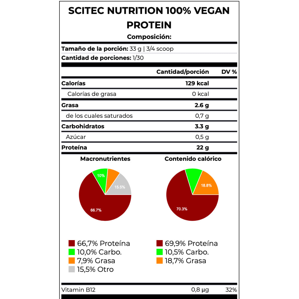 100% Vegan Protein 1 Kg Vainilla_1