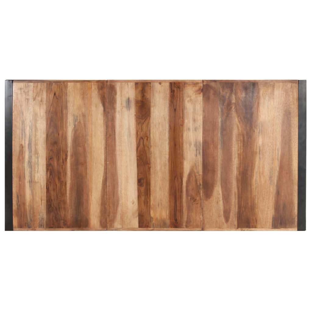 Mesa De Centro De Madera Maciza 180x90x40 Cm_1
