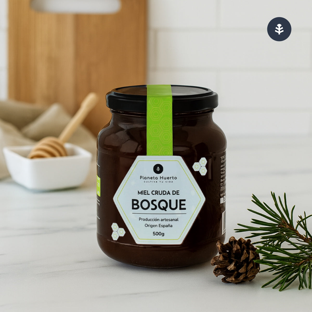 Mel Cru Florestal Planeta Huerto 500 gr