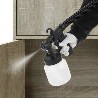 Pistola De Pintura Con Compresor De 650 W Y 800 Ml, Pistola De Pulverización Eléctrica Para Pintura Con Tres Modos De Spray_1