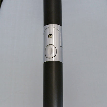 Outsunny Sombrilla De Jardín Ø2,5x2,4 M Con Manivela Y Poste Inclinable Gris_3